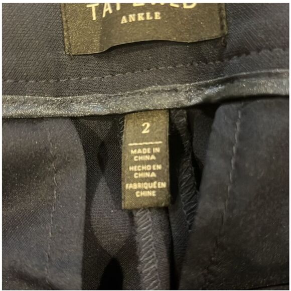 WHITE HOUSE BLACK MARKET | the tapered ankle pant navy blue 2 - Picture 6 of 8